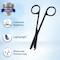 A2Z Scilab Stitch Suture Scissors 4.5 One Hook Blade Stainless Steel, Black Fluoride Coated A2Z-ZR870 - alternate 8